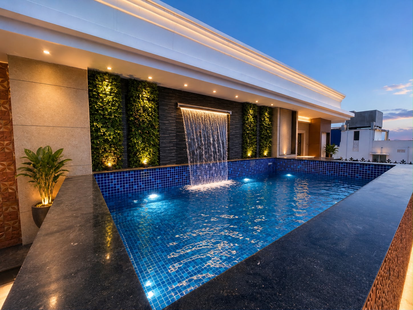 Pool & Waterfall